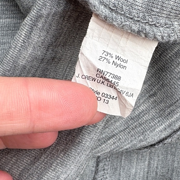 J. Crew wool blend Gray Casual Dress size 10 - Picture 8 of 8